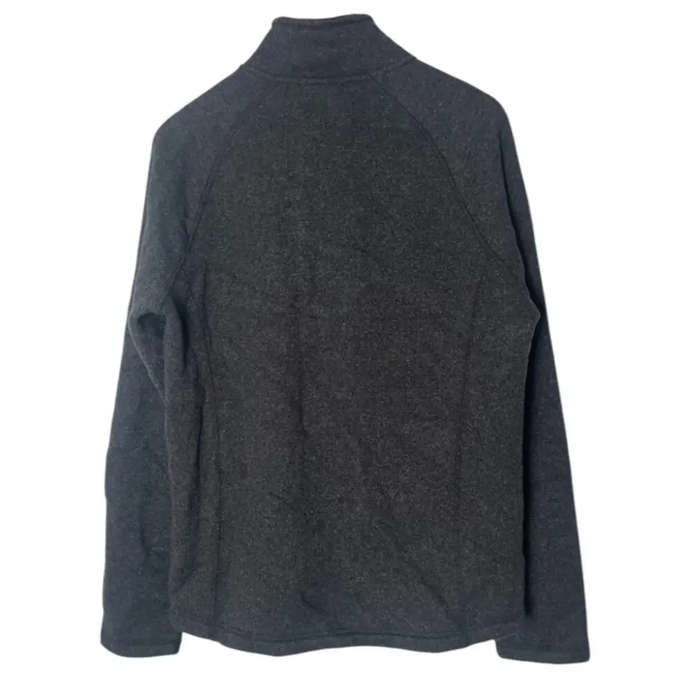 SmartWool Echo Lake Full Zip Fleece Lined Jacket Mens Medium Charcoal Gray